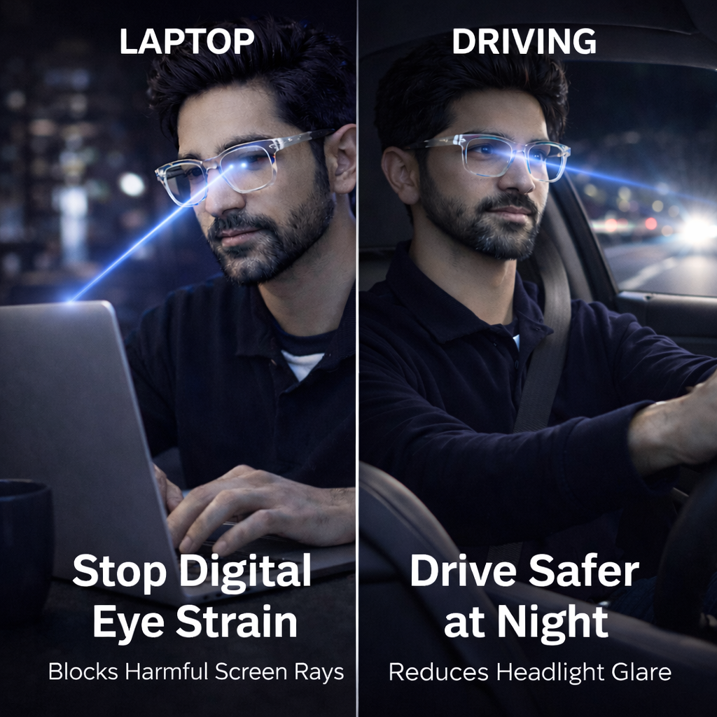 🕶️ Blue Light Glasses – Anti-Glare for Screens