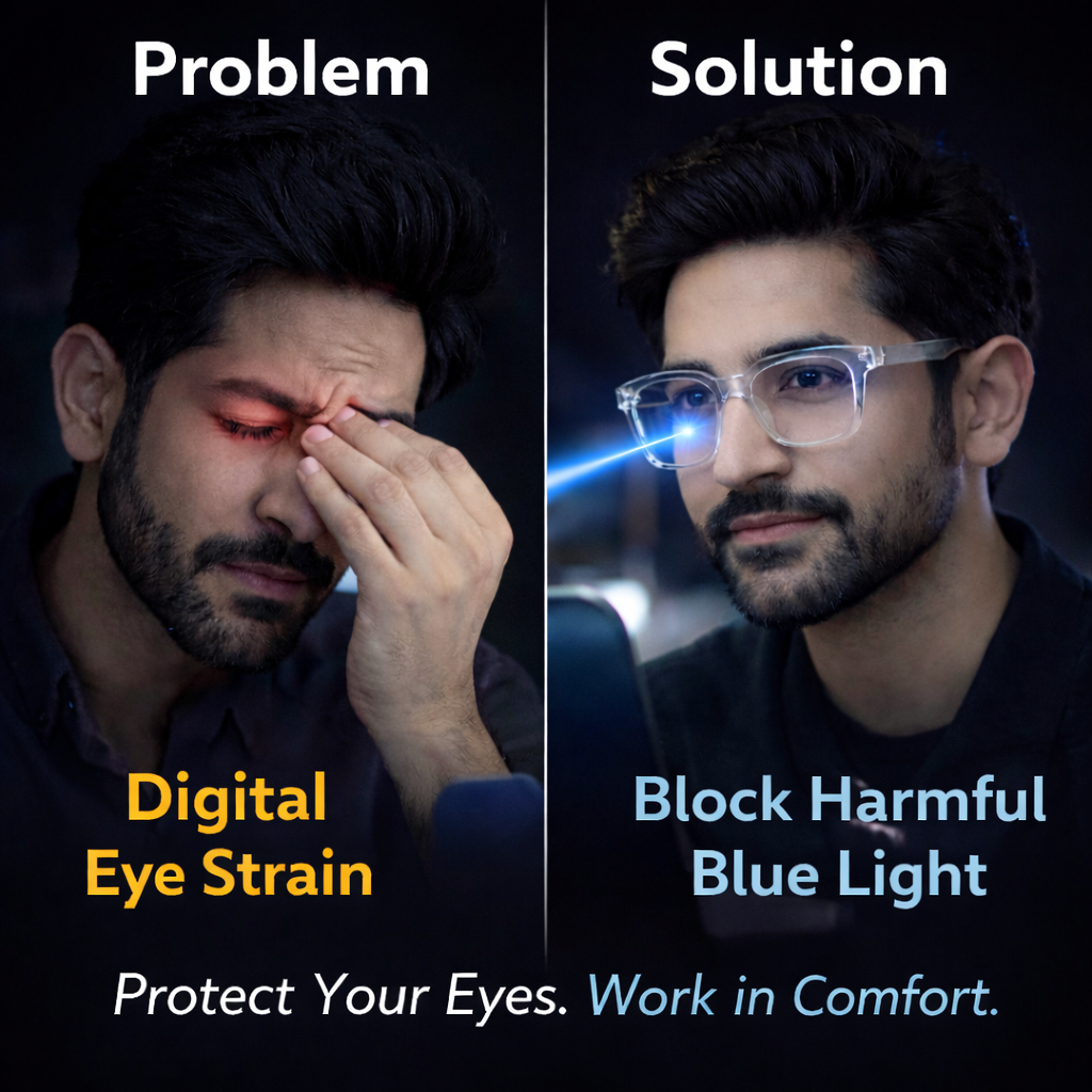 🕶️ Blue Light Glasses – Anti-Glare for Screens