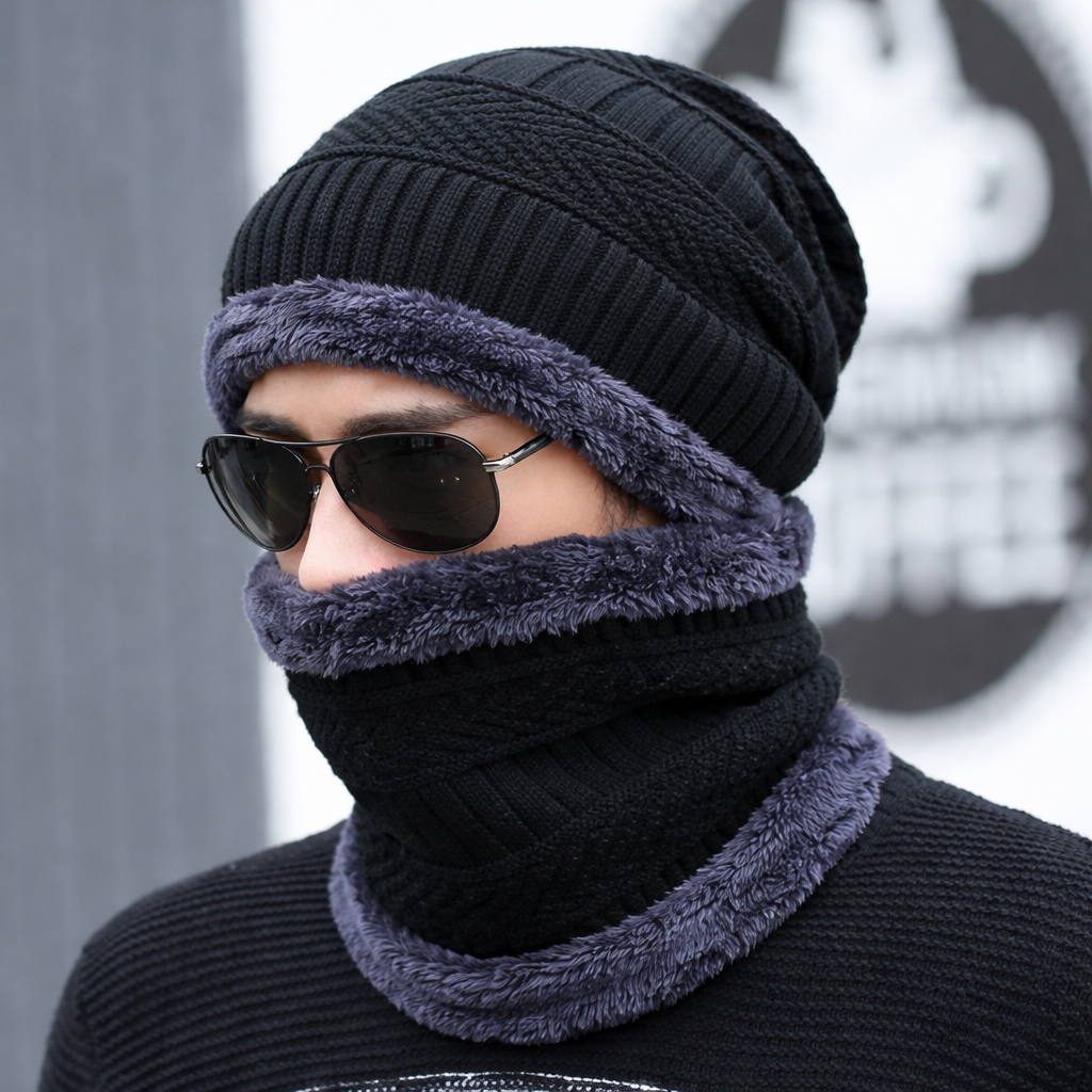 Winter Beanie & Neck Warmer Set