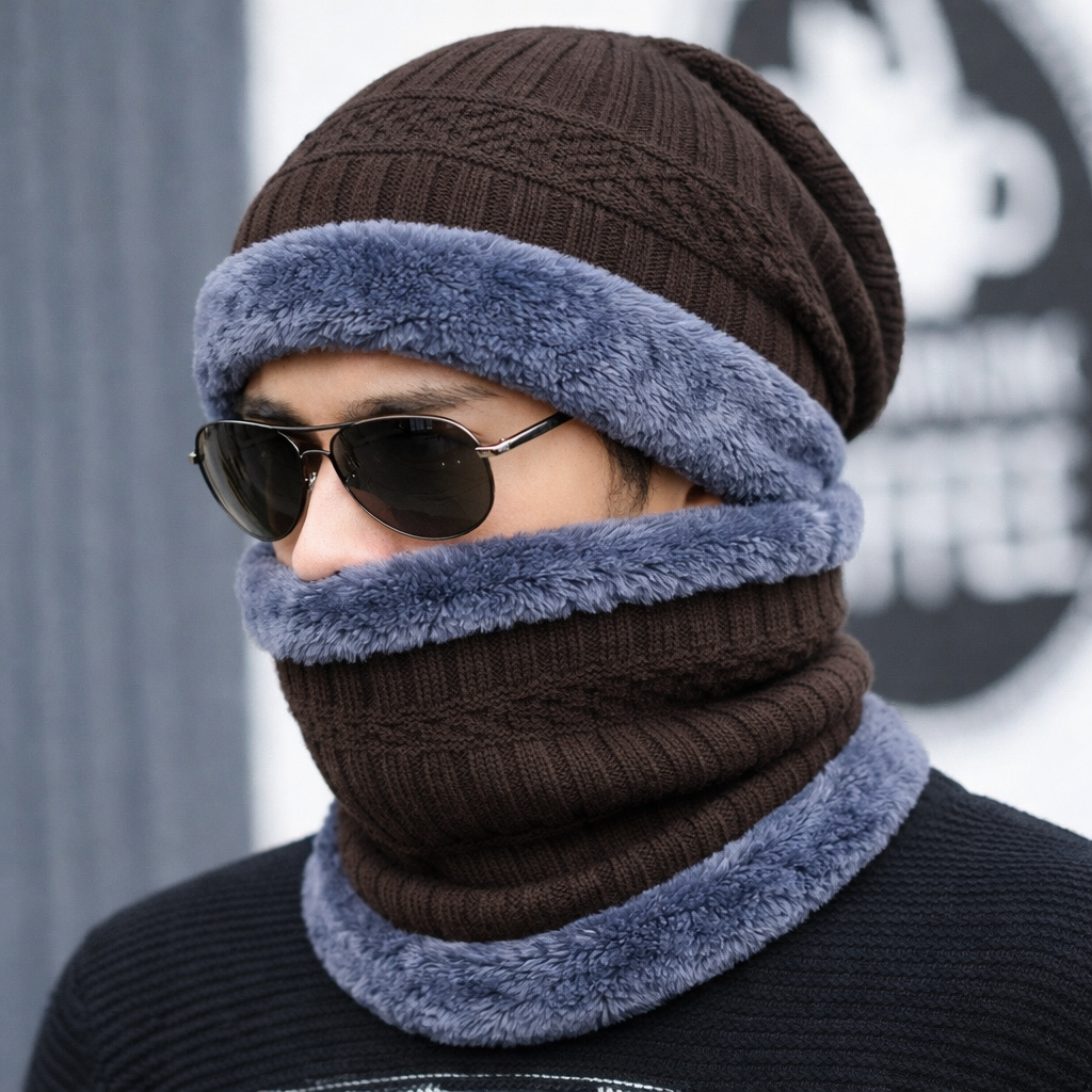 Winter Beanie & Neck Warmer Set