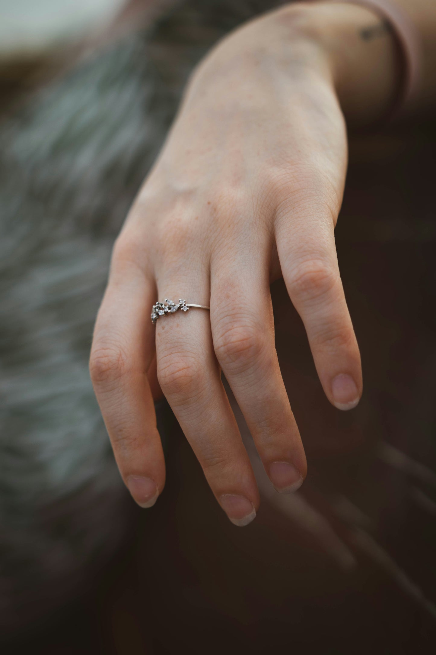 Silver Diamond Rings